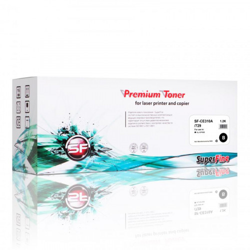 Картридж HP CE310A/CF350A/CRG729 UNIVERSAL CLJ CP1025/M176/M177 1.2K black SuperFine Картридж HP CE310A/CF350A/CRG729 UNIVERSAL CLJ CP1025/M176/M177 1.2K black SuperFine