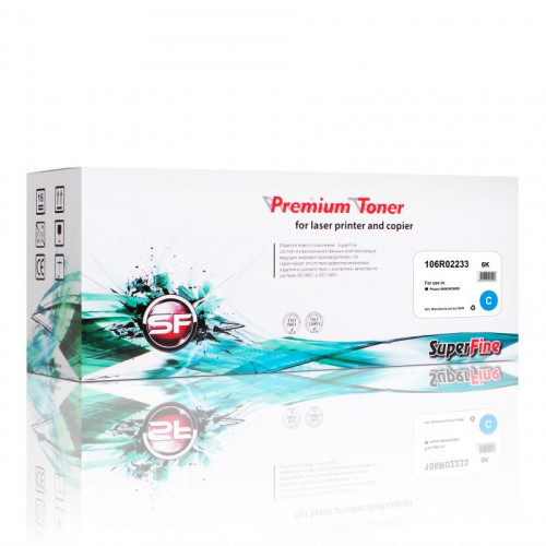 Картридж Xerox 106R02233 Phaser 6600/WC6605 6K Cyan SuperFine Картридж Xerox 106R02233 Phaser 6600/WC6605 6K Cyan SuperFine