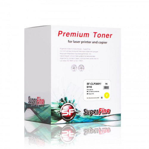 Картридж Samsung CLP-300Y CLP-300/CLX-2160/3160/Phaser 6110 1K yellow Premium SuperFine Картридж Samsung CLP-300Y CLP-300/CLX-2160/3160/Phaser 6110 1K yellow Premium SuperFine