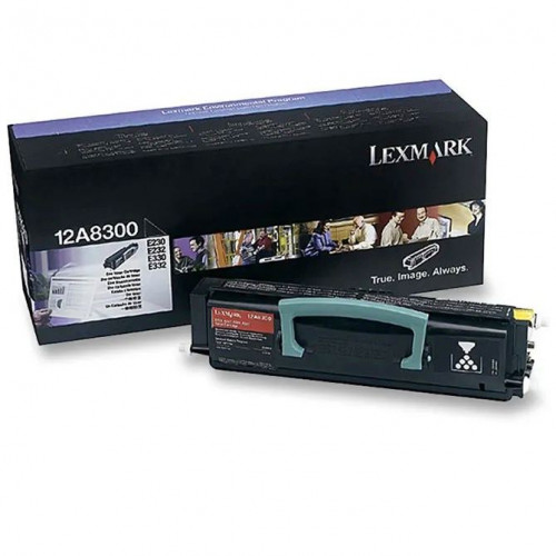 Заправка для Lexmark 12A8300 (чип) чёрный на 2.500 стр.