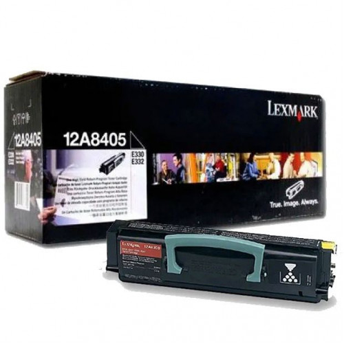 Заправка для Lexmark 12A8405 (чип) чёрный на 6.000 стр.
