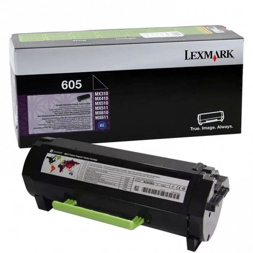 Заправка для Lexmark 605 (60F5000) (чип) чёрный на 2.500 стр.