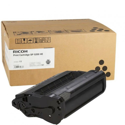 Заправка для Ricoh SP 5200HE (чип) чёрный на 25.000 стр. Заправка для Ricoh SP 5200HE (чип) чёрный на 25.000 стр.