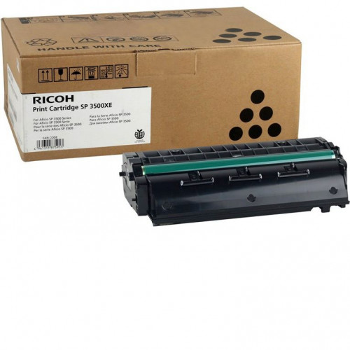 Заправка для Ricoh SP 3500XE (чип) чёрный на 6.400 стр. Заправка для Ricoh SP 3500XE (чип) чёрный на 6.400 стр.