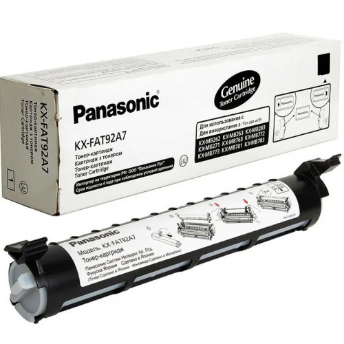 Заправка для Panasonic KX-FAT92A чёрный на 2.000 стр.