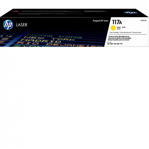 Заправка для HP 117A (W2072A) (жёлтый) цветной на 700 стр. Заправка для HP 117A (W2072A) (жёлтый) цветной на 700 стр.