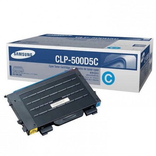 Заправка для Samsung CLP-500D5C голубой цветной на 5.000 стр.