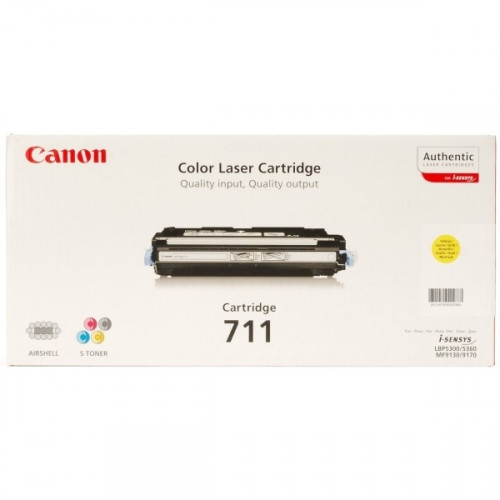 Заправка для Canon 711Y жёлтый цветной на 6.000 стр.