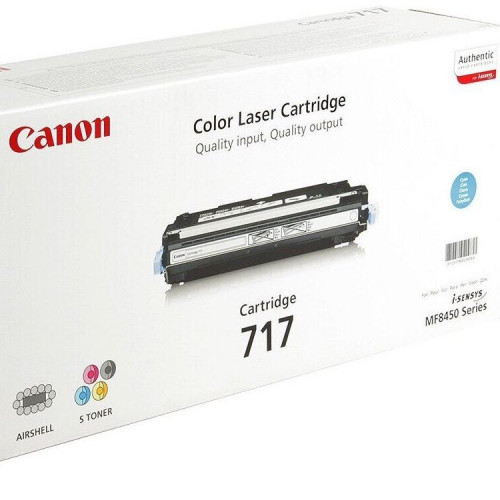 Заправка для Canon 717C голубой цветной на 4.000 стр.