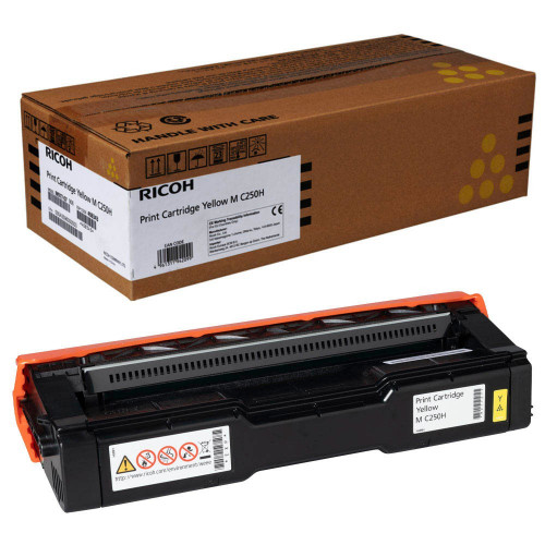 Заправка для Ricoh M C250H (чип) жёлтый цветной на 6.300 стр.