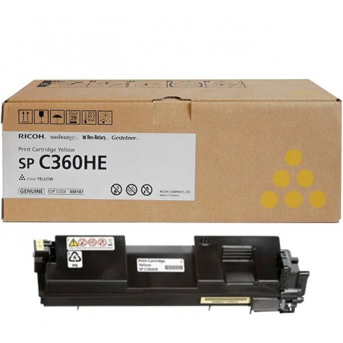 Заправка для Ricoh SPC360HE (чип) жёлтый цветной на 6.000 стр. Заправка для Ricoh SPC360HE (чип) жёлтый цветной на 6.000 стр.