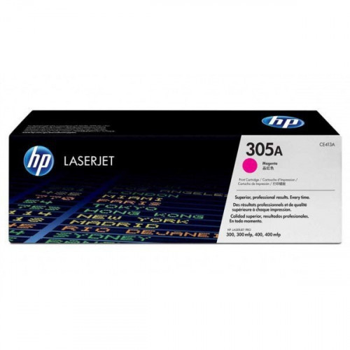 Заправка для HP CE413A пурпурный (305А) (чип) цветной на 2.600 стр.