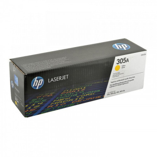 Заправка для HP CE412A жёлтый (305А) (чип) цветной на 2.600 стр.