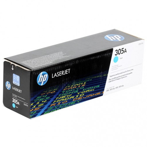 Заправка для HP CE411A голубой (305А) (чип) цветной на 2.600 стр.