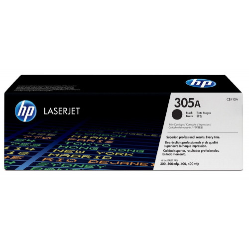 Заправка для HP CE410A чёрный (305А) (чип) цветной на 2.200 стр.