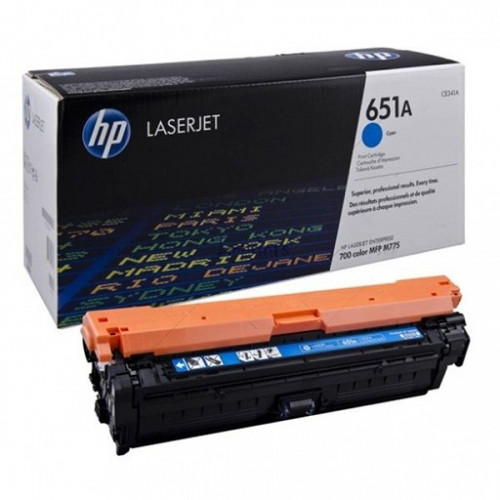Заправка для HP CE341A голубой (651А) (чип) цветной на 16.000 стр.